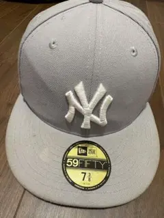 じ*ー様 New Era 59FIFTY グレーキャップ 7 3/8