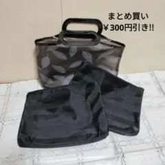 ビニールバッグ 二重ハンドル付き