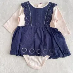 70 プティマイン　petitmain ロンパース　ベビー