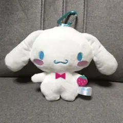 サンリオキャラクターズ　いちごがま口ポーチ　シナモロール