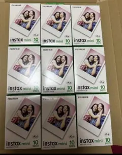 FUJIFILM instax mini チェキフィルム 10枚入9 個セット