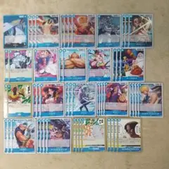 ワンピースカード 師弟の絆 青 R以下 まとめ売り 計52枚