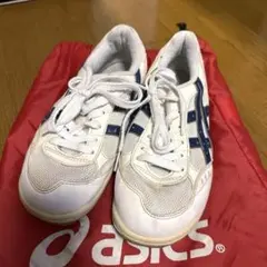 asics スニーカー ホワイト/ネイビー