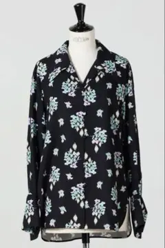 新品　マメクロゴウチ　Floral Motif Printed Shirtのサムネイル