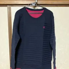 BURBERRY BLACK LABEL ネイビー長袖カットソー