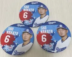 中日ドラゴンズ どらポジ応援 缶バッジくじ 中田翔