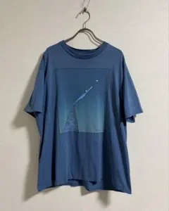 90s リチャードスタイン Tシャツ 星に手を伸ばす男 L Stine アート