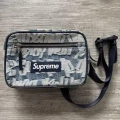 Supreme Fat Tip Jacquard Denim Waist Bag