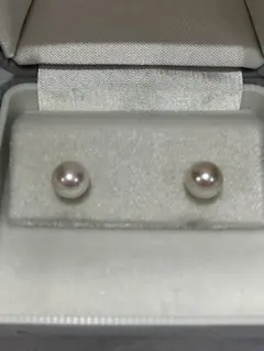 伊勢志摩英虞湾産あこや真珠　7.9mm パールピアス