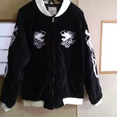 リバーシブル Open Dich スカジャン 別珍 ベロア キルティング 刺繍 リバーシブル Open Dich スカジャン 別珍 ベロア キルティング 刺繍