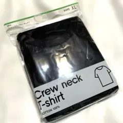 【新品未使用】GUコットンカラー クルーネックTシャツ size XL