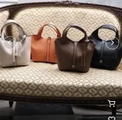 ♡新品　Edit Sheen ブラウン　タッセルハンドバッグのサムネイル