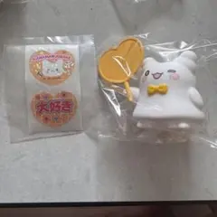 サンリオ　シークレットクリップ付きマスコット　はなまるおばけ