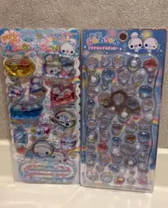y*u様 あわわちゃんウォーター　プチドロップステッカー2枚