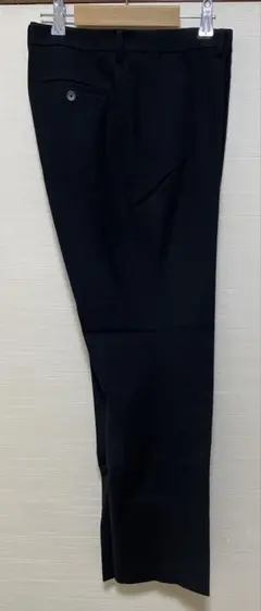 ユニクロ ヒートテック スマート スリム ストレートパンツ ブラックW70