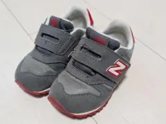 New Balance 373 ベビー キッズシューズ グレーレッド 13cm
