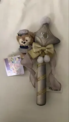 上海ディズニー限定 10周年記念グッズ ダッフィ ぬいぐるみスティック