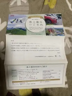 日本駐車場開発　株主優待券