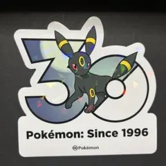 韓国限定】ポケモン 30周年記念ステッカー ブラッキー - メルカリ