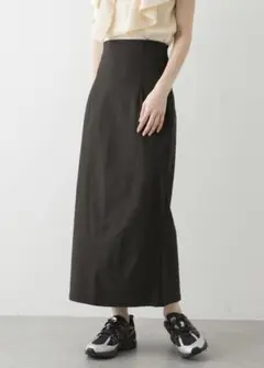 センスオブプレイス　ストレッチサスツキハイウエストスカート