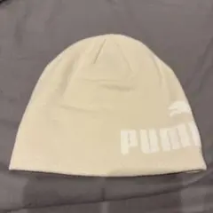 PUMA ニット帽 ビーニー アイボリーのサムネイル