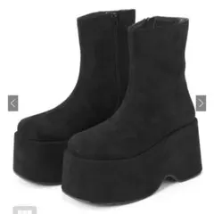 新品未使用【GRL】スエード厚底ブーツ[zr1140] 24cm グレイル