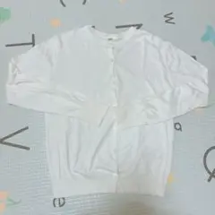 UNIQLO ホワイト カーディガン Sサイズ