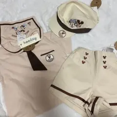 90センチ　ディズニー　ミッキー　しまむら　襟付き　セーラー　hooday 帽子