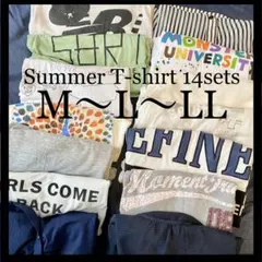 【春夏】Tシャツ＆襟シャツ詰め合わせ14点セット