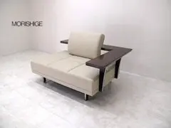 【展示品】モリシゲ ムーンライト ソファ 本革張り ワンアーム 38.5万円