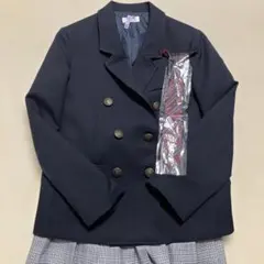 ELLE EN NOIR ネイビー ダブルブレストジャケット　シャツなし