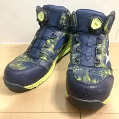 Mizuno ミズノ 安全靴 限定カラー ネイビー/イエロー ダイヤル式 