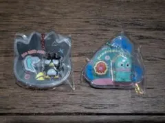 サンリオキャラクターズ パッケージチャー厶　2個セット 　ばつ丸とハンギョドン
