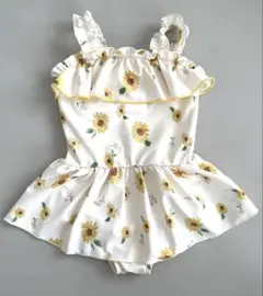 【apres les cours アプレクルール】水着　花柄　90㎝