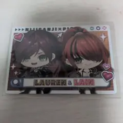 ローレン&レイン・パターソン　にじさんじピグパコラボチップス　カード