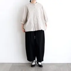 tandey 休日と詩 ニューボンボンパンツ ブラック 綿100%