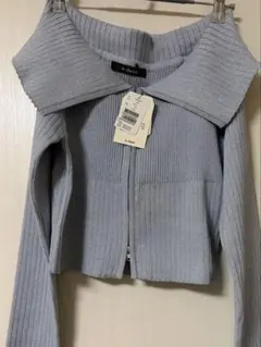 ラメ　カーディガン　新品タグ付き