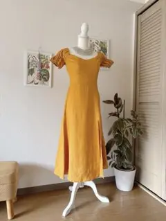 Reformation ロマンチックリネンワンピース