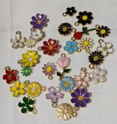 花型チャーム 28個セット 　　　い