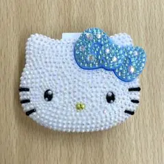 【現品限り】キティちゃんのおくすりケース　デコ　ブルー