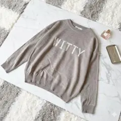 大人カジュアル❤️Cutie Blonde ニット セーター グレー系 L