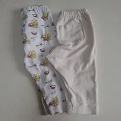 ユニクロ レギンス ハーフパンツ 90 100 ノラネコぐんだん