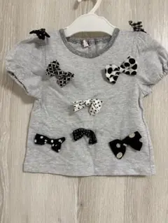 リボンTシャツ 80〜90cm