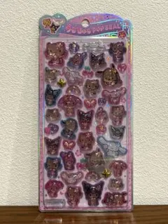 うるちゅるポップシール 日焼けサンリオキャラクターズ クロミ キティ ぽちゃっこ