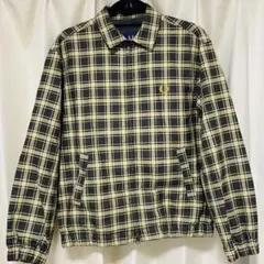 Yves Saint Laurent チェック柄 ジップアップ ブルゾン - メルカリ