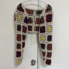 SCULPTOR HANDMADE CROCHET BOLERO TOP