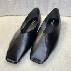 ビューテー&ユース ユナイテッドアローズ フラット パンプス 黒 24cm
