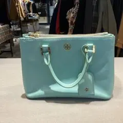 TORY BURCH PVCコーティングレザーショルダーバッグ　トリーバーチ