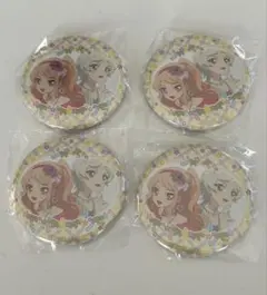 未使用 アイカツスターズ！缶バッジ 騎咲レイ 香澄真昼 チーズソフトクッキー
