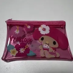 サマーバケーション　日焼け　サンリオ　マイメロディ　フラットポーチ